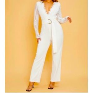 White jumpsuit